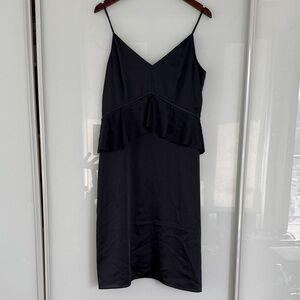 Banana Republic Black Spaghetti Strap Maxi Dress